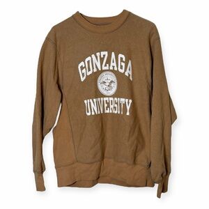 *SOLD* Champion Brown Gonzaga University Crewneck Sweater